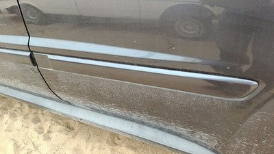 05-09 Equinox Driver Left Rear Moulding From Door Back Trim Granite Gray 44U