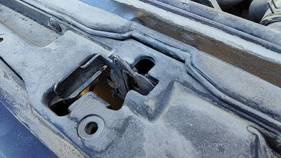2004-2009 Kia Spectra Hood Latch Assembly With Bracket Oem 4 Door 641012f000