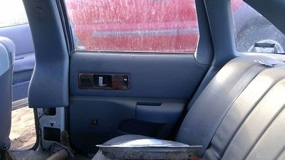 94 Chevy Caprice Passenger Right Rear Inside Door Trim Panel Only Oem Back Blue