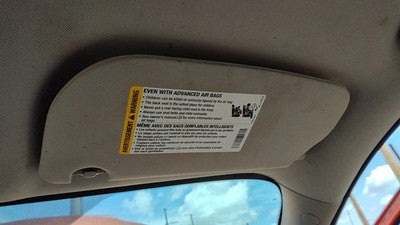 2005-2010 Chevy Cobalt Passenger Right Sun Visor Oem Gray 14C 20868637