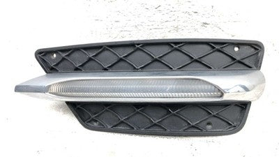 2012-2015 Mercedes C300 Driver Left Fender Led Side Marker Light Chrome Trim Oem