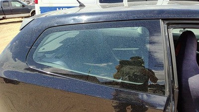 02-05 Civic Hatchback Si Passenger Right Rear Quarter Glass Back Side Window Oem