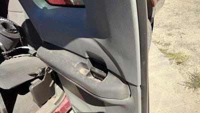 2002-04 F250 Super Duty Driver Left Rear Door Trim Panel With Switches Back Gray