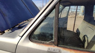 1980-1991 F250 Pickup Driver Left Front Vent Window Small Door Glass With Frame