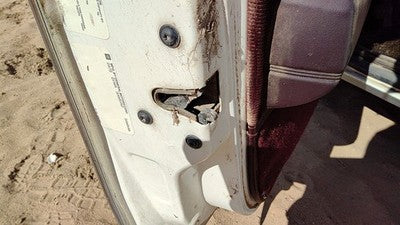 1987 Olds Ciera Driver Left Front Door Latch With Rods/Cables Oem