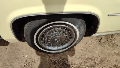 1980 Cadillac Deville Driver Left Front Wheel Flare Moulding Oem Chrome Trim