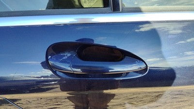 08-15 Mercedes C300 Passenger Right Rear Outside Door Handle Back Lunar Blue 890