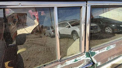 84-91 Grand Wagoneer Driver Left Rear Vent Window Back Door Glass With Frame