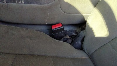 2013-2018 Dodge Ram 4500 Driver Left Front Seat Belt Buckle Receiver Oem Gray X8