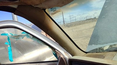 1994 Chevy Silverado 1500 Driver Left A Pillar Trim Windshield Post Panel Tan