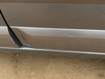 05-09 Legacy Outback Driver Left Rear Lower Moulding From Door Back Silver Slq