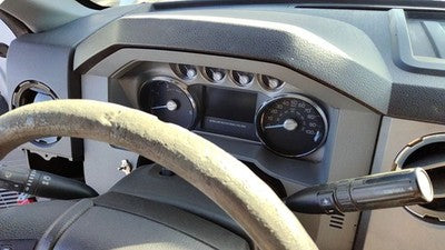 2014-2016 Ford F250 Trim Bezel Around Speedometer Dash Surround Panel Gray 3S