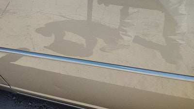 03-07 Cts Driver Left Front Moulding From Door Oem Trim Strip Sand Storm 61U
