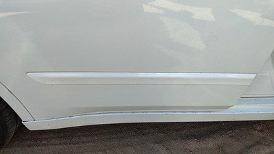 07-12 Altima Passenger Right Rear Moulding From Door Back Trim Strip White Qx3