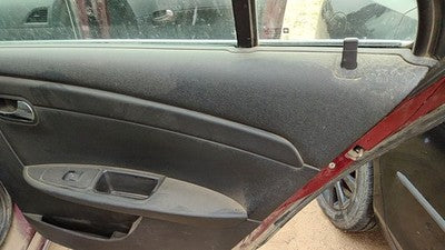 08 09 Malibu Passenger Right Rear Inside Door Trim Panel Wth Switches Back Black
