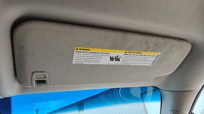 2007-2014 Chevy Tahoe Passenger Right Sun Visor Oem 22764800