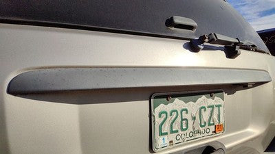 2001 Jeep Grand Cherokee License Plate Trim Surround Panel Oem Tail Trunk Finish