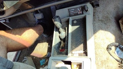 1993 S10 Blazer Center Floor Console Trim Bezel Only Oem Gray