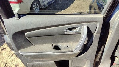 2009-2010 Gmc Acadia Driver Left Rear Door Trim Panel With Switches Back Black