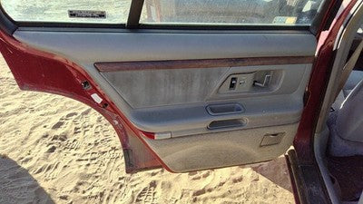 1996 Olds 88 Driver Left Rear Door Trim Panel With Switches Back Gray