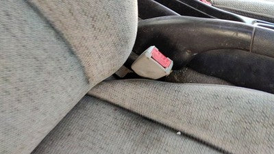 1997 Saturn Sl1 Passenger Right Front Seat Belt Buckle Receiver Oem Gray