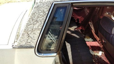 1982-1988 Olds Ciera Passenger Right Rear Quarter Glass Back Side Window Oem