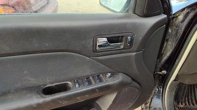 10-12 Fusion Driver Left Front Door Trim Panel With Master Switch Charcoal Dw