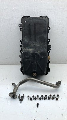 2011-2013 Ford F150 5.0l Engine Oil Pan Oem With Bolts And Pickup Tube Br3z6675a