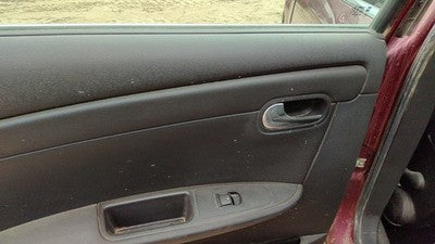 08-10 Malibu Driver Left Rear Inside Door Trim Panel Wth Switches Back Black 19c