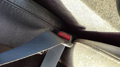 2007-2009 Lincoln Mkz Passenger Right Front Seat Belt Buckle Receiver Black Mw