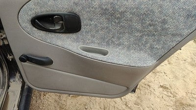 1996-1997 Saturn Sl1 Passenger Right Rear Door Trim Panel Manual Back Gray