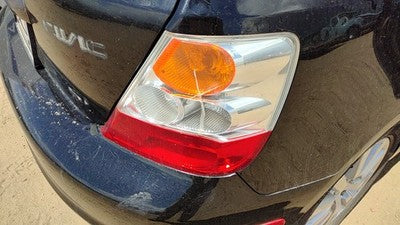 04-05 Civic Hatchback Si Passenger Right Tail Light Brake Lamp Rear Cracked