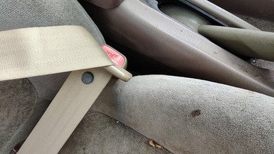 2000-2003 Nissan Sentra Passenger Right Front Seat Belt Buckle Receiver Sand H