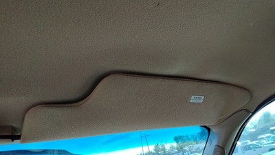 1997 Ford F150 Passenger Right Sun Visor Oem Tan Mx
