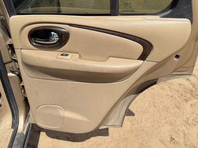 04 Buick Rainier Passenger Right Rear Door Trim Panel With Switches Back Tan 332