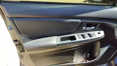15-16 Wrx Driver Left Front Inside Door Trim Panel Wh Master Switch Cbl30 Carbon