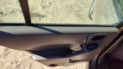 00-05 Grand Am Driver Left Rear Door Trim Panel With Switches Back Dark Taupe
