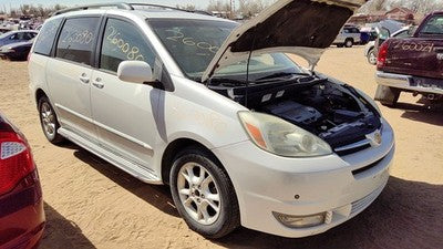 04-10 Toyota Sienna Driver Left Rear Brake Caliper With Mount Bracket Oem Back