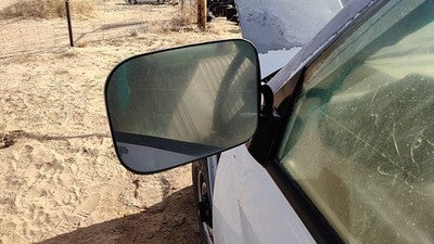 1988-1999 Chevy Silverado 1500 Driver Left Manual Side Mirror Door Mounted White