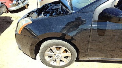 2007-2012 Nissan Sentra Driver Left Front Fender Oem 2.0L Black Kh3 63113Et030