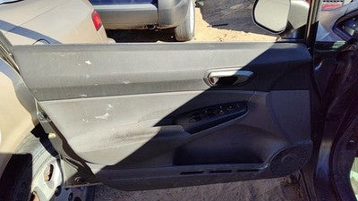 06-11 Honda Civic Driver Left Front Door Trim Panel With Master Switch Gr Gray