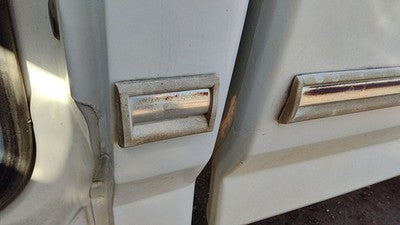 1995 Ford F150 Driver Left Cab Corner Moulding Trim Chrome Oem