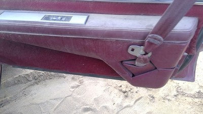 1990 Olds Eighty Eight Passenger Right Front Inside Door Trim Panel Only Oem Red