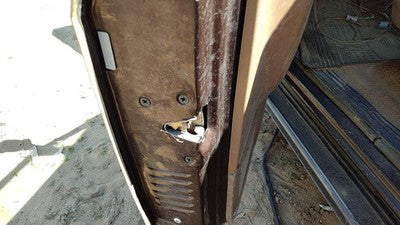 1988 Ford F150 Driver Left Front Door Latch With Rods/Cables Oem