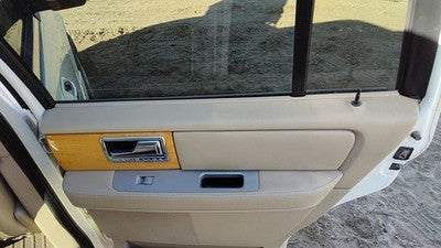 07-10 Navigator Passenger Right Rear Door Trim Panel With Switches Back Tan