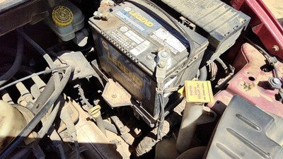 06-07 Town Country Complete Battery Box Mount Tray With Hold Down Oem 3.8L