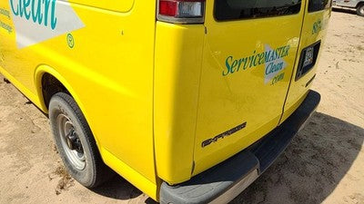 2002 Express Van 2500 Driver Left Rear Moulding On Quarter Panel Oem Yellow