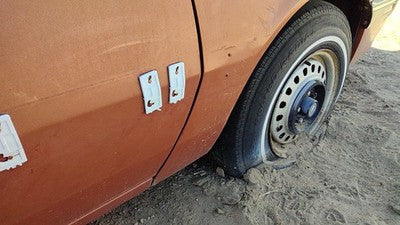 1985-1988 Pontiac Sunbird Passenger Right Front Fender Oem Brown 22536459