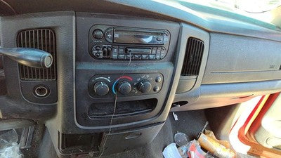 2004 2005 Dodge Ram 1500 Trim Bezel Around Radio Surround Dash Panel Oem Black