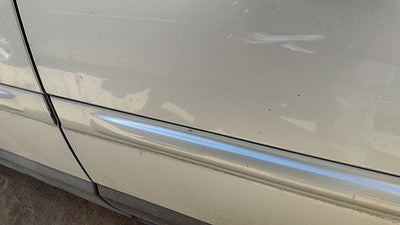 04-08 Pacifica Driver Left Upper Rear Moulding From Door Oem Back Silver Ps2